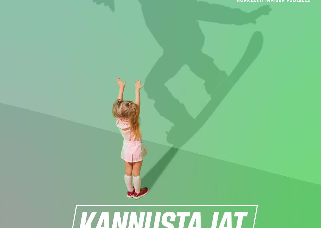 Kannustajat-äänestyksen mainoskuva.